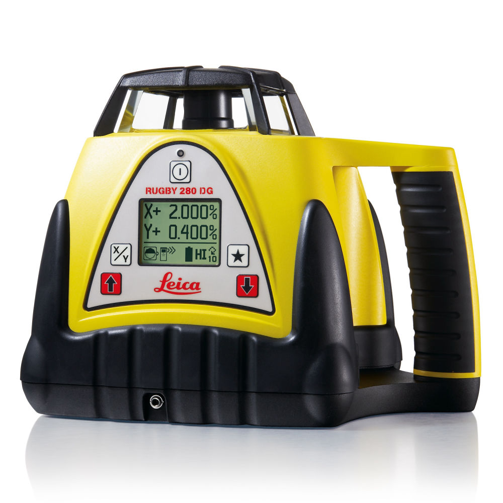 Ротационный нивелир Leica Rugby 280 DG ROD-EYE Digital 