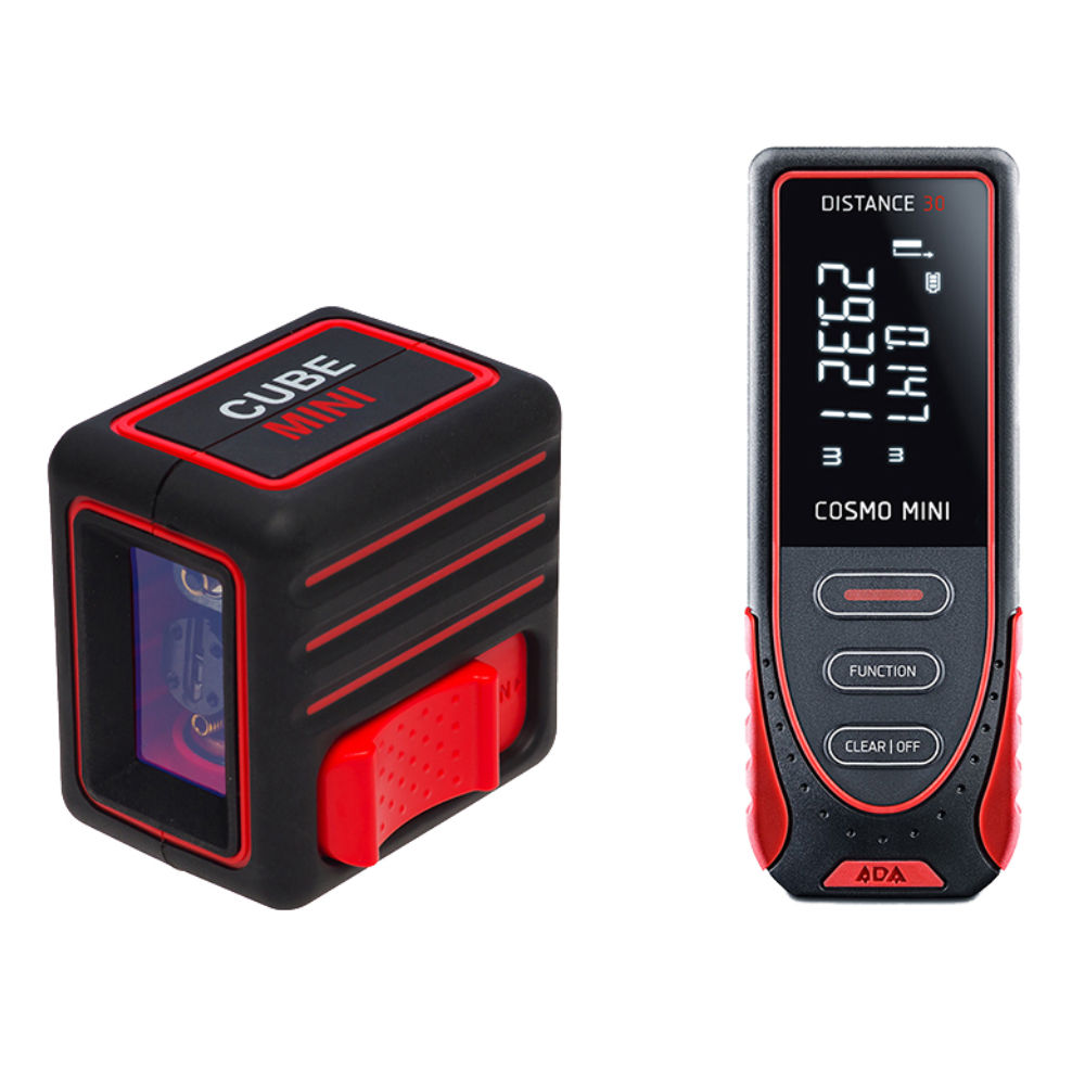 Комплект лазерного уровня ADA Cube mini Basic Edition + Cosmo Mini А00585