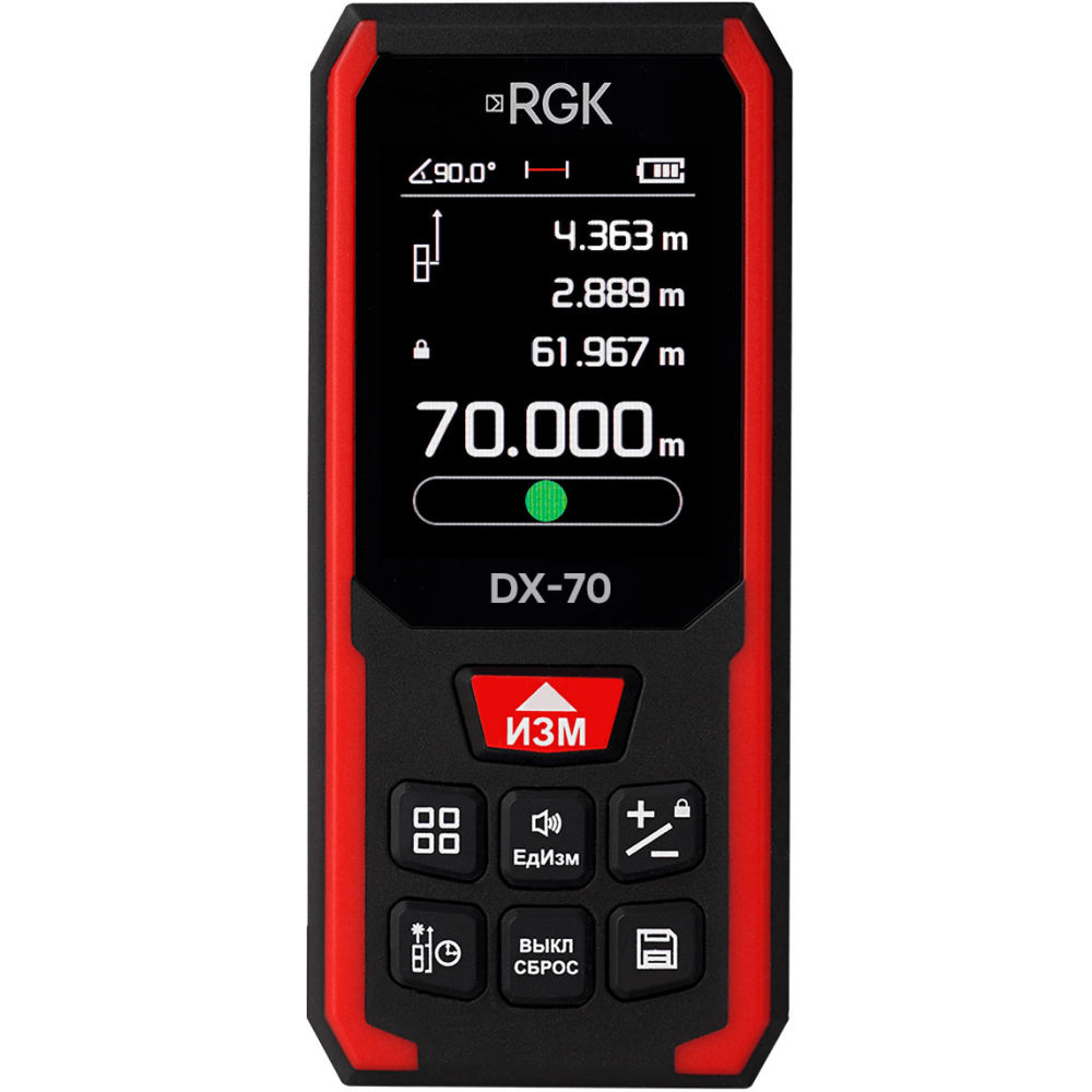 Лазерный дальномер RGK DX-70 723375