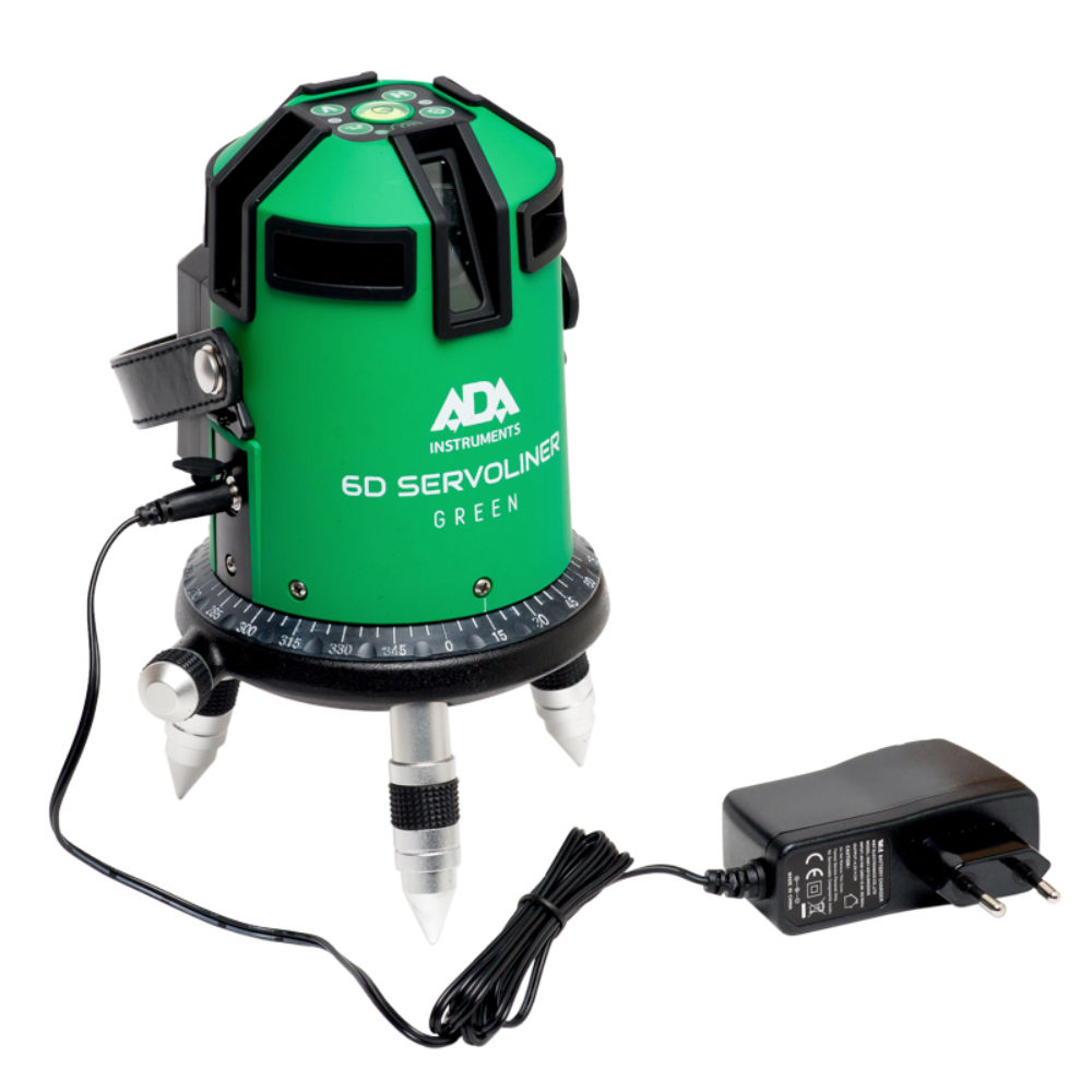 Лазерный уровень ADA 6D Servoliner Green А00500