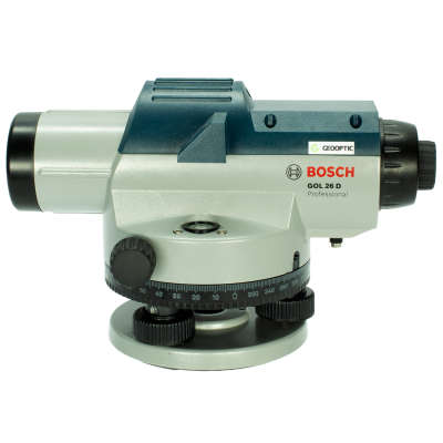  Оптический нивелир Bosch GOL 26D фото 3 GEOOPTIC 