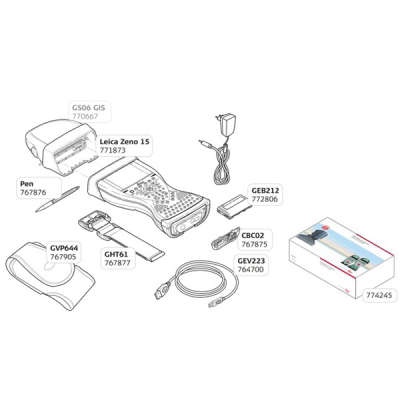 Приемник Leica Zeno 15 (комплект, без ПО) 