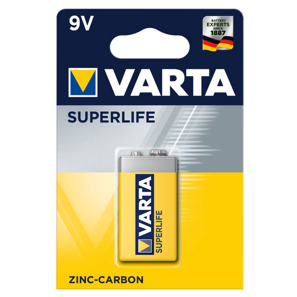 Батарейка Varta Superlife 2022 6F22 4008496556427
