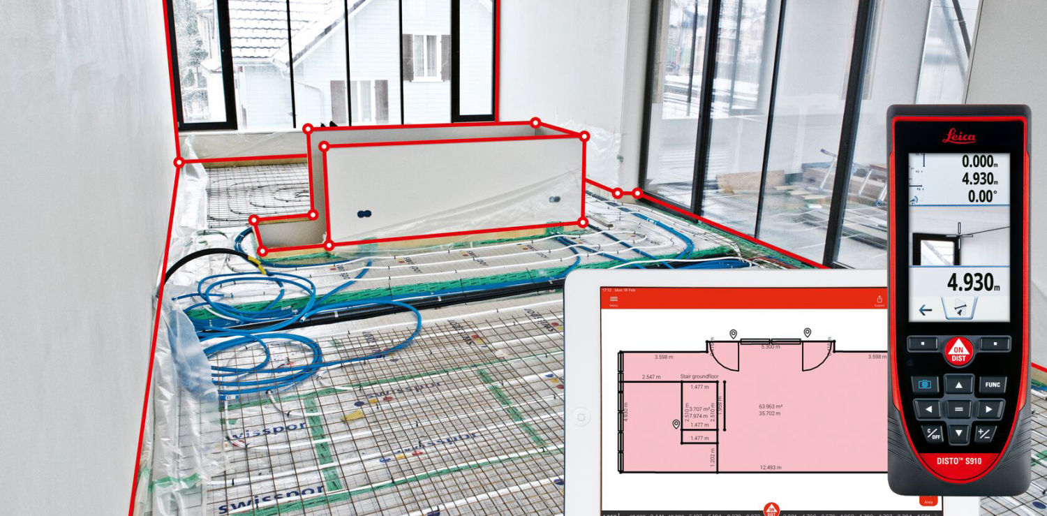 Leica DISTO S910 - 3D измерений помещения с при помощи лазерного дальномера