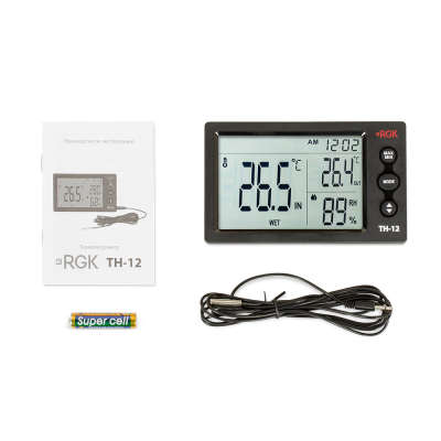Термогигрометр RGK TH-12 с поверкой 779272