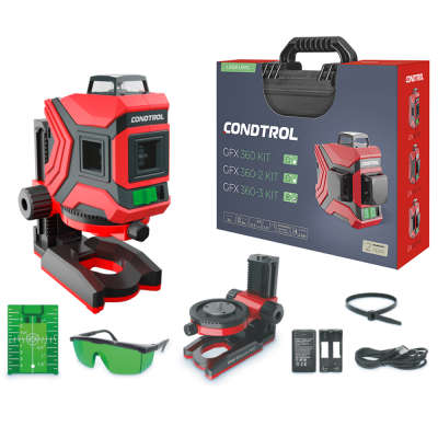 Лазерный уровень CONDTROL GFX360 Kit 1-2-402