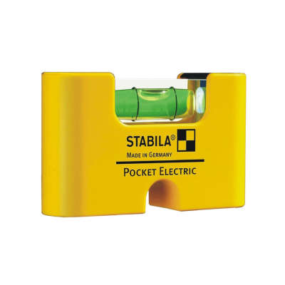 Компактный уровень STABILA Pocket Electric с зажимом 18115