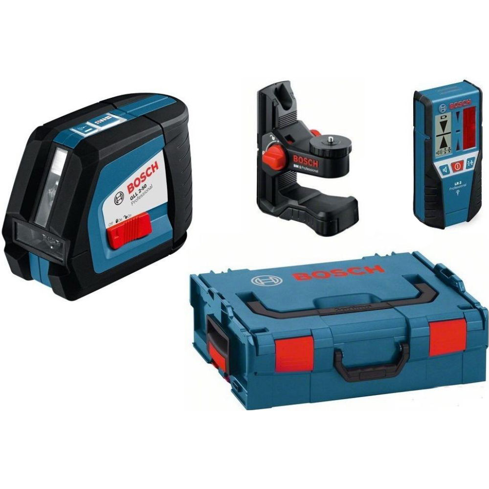 Лазерный уровень Bosch GLL 2-50 (BM1, LR2, L-boxx) 0601063109