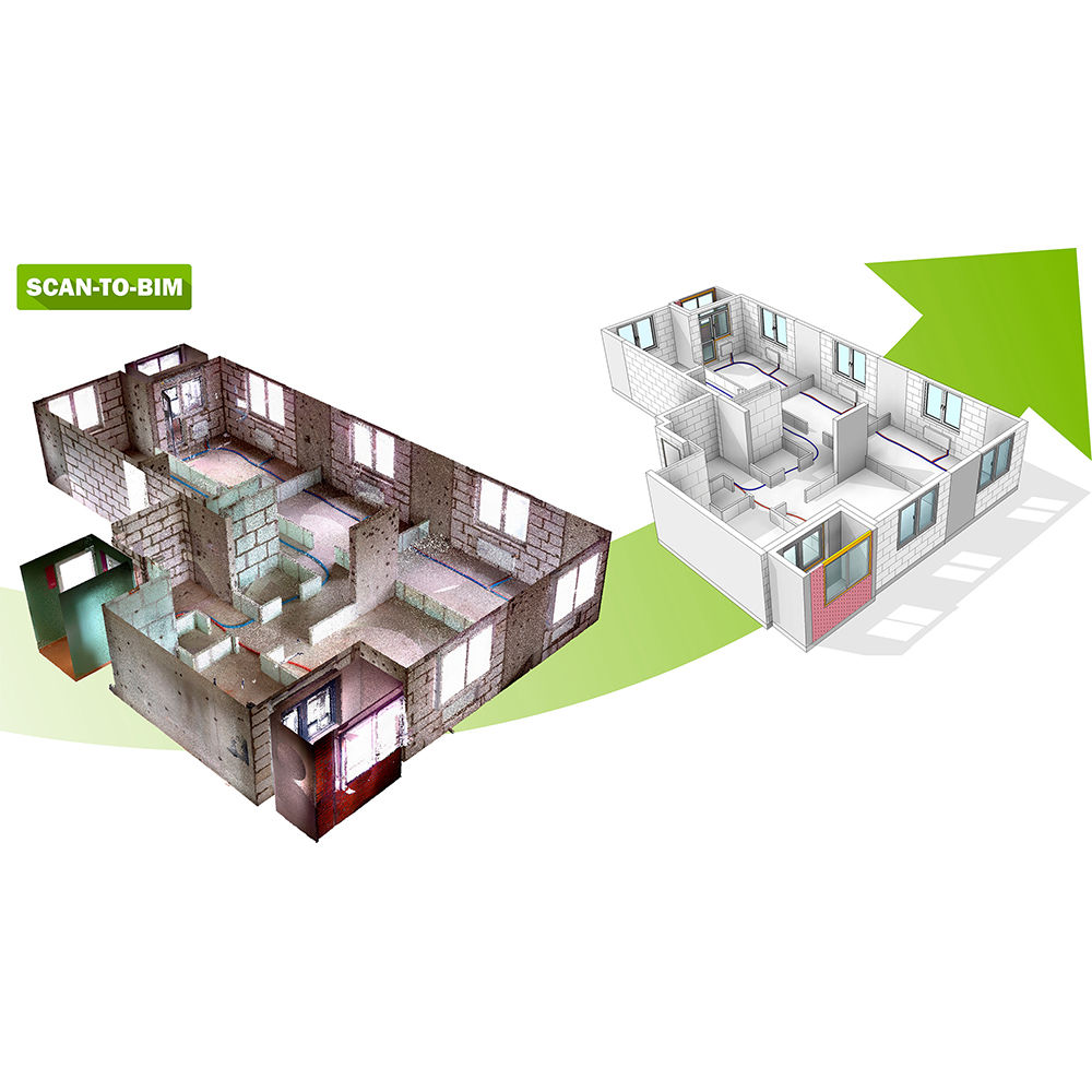 Услуги моделирования по облаку точек Geooptic 