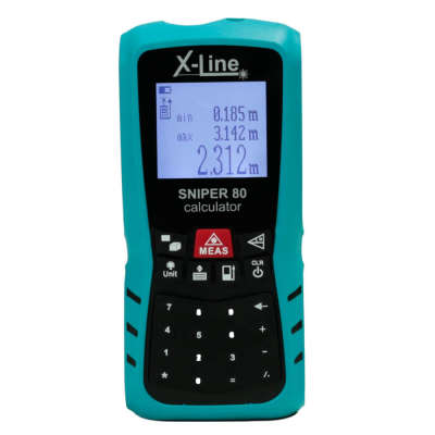 Лазерный дальномер X-Line SNIPER 80 calculator X00132