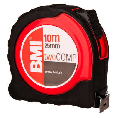 Рулетка BMI twoCOMP 10m с поверкой 472041021/П