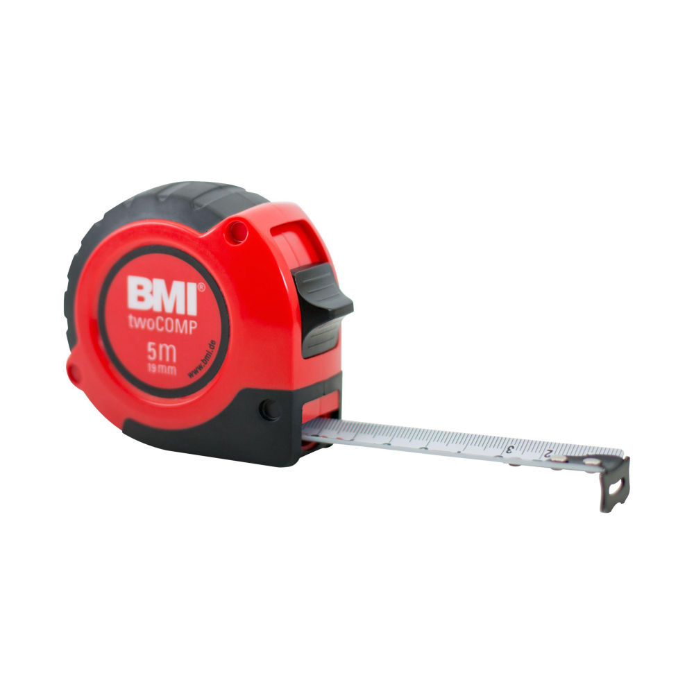 Рулетка BMI twoCOMP 5m Magnetic с поверкой 472541021M/п