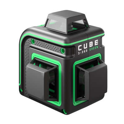 Лазерный уровень ADA Cube 3-360 Green Ultimate Edition (А00569)