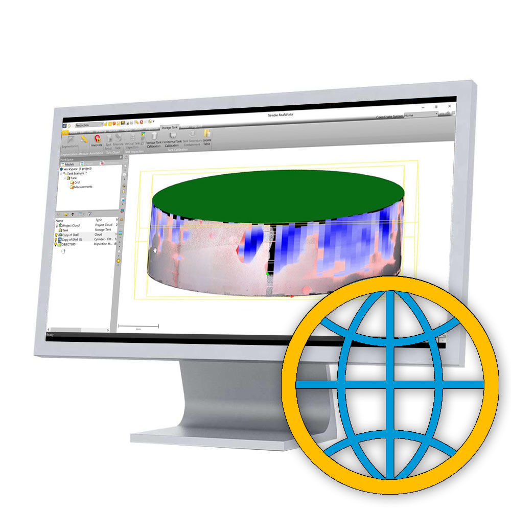 Программное обеспечение Trimble RealWorks Storage Tank (1 ПК) TRW-552N01-01