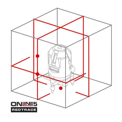 Лазерный уровень Redtrace ONLINE 5 Plus 100311