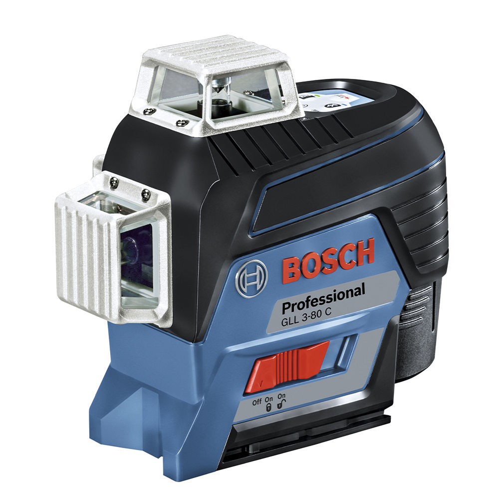 Лазерный уровень Bosch GLL 3-80 C (12 V) + BM1 + LR7 + L-boxx 0601063R05