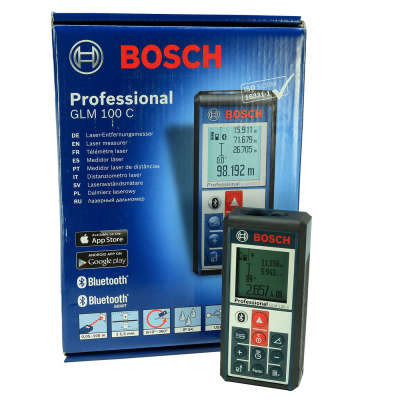 Лазерный дальномер Bosch GLM 100С Professional 0601072700