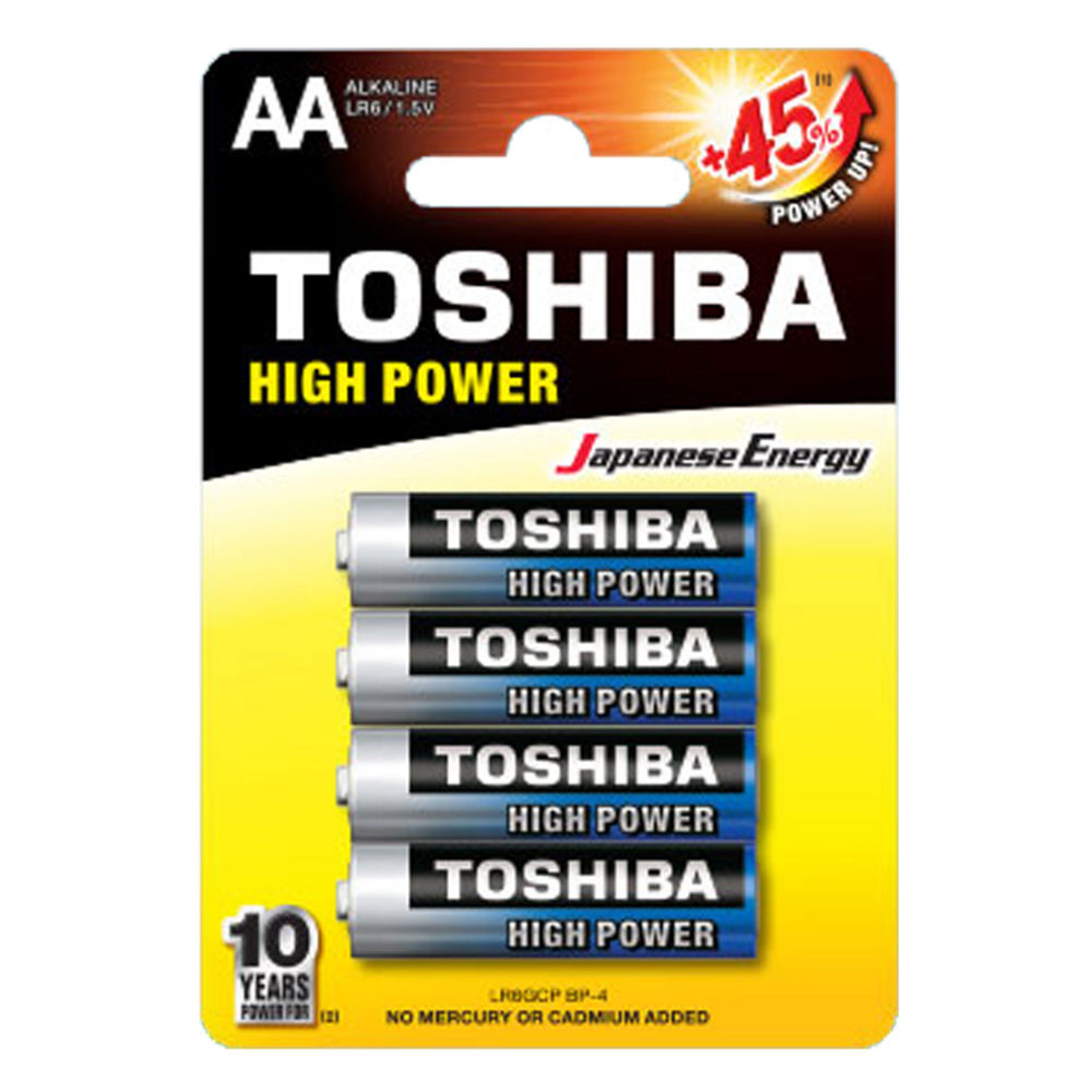 Батарейка Toshiba High Power LRGCP BP-4 LR6 BL4 4904530592546