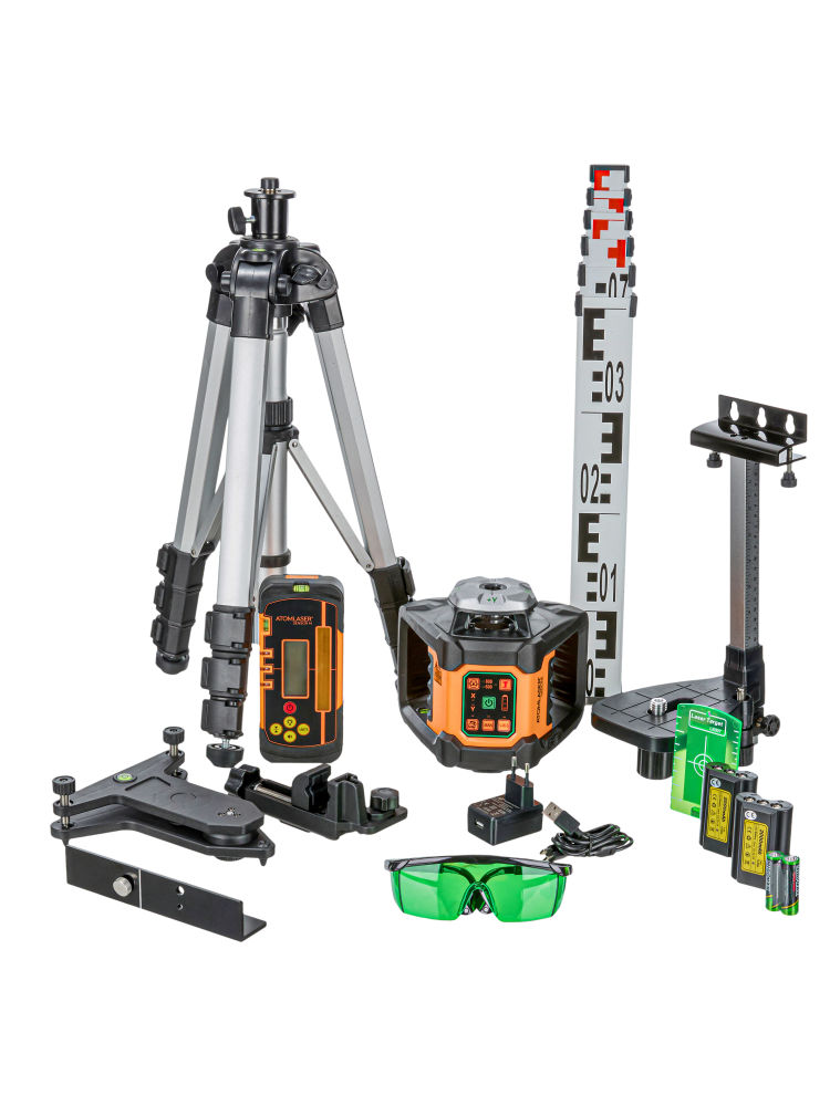 Лазерный нивелир ATOMLASER GEOLINE Outdoor Set 152201