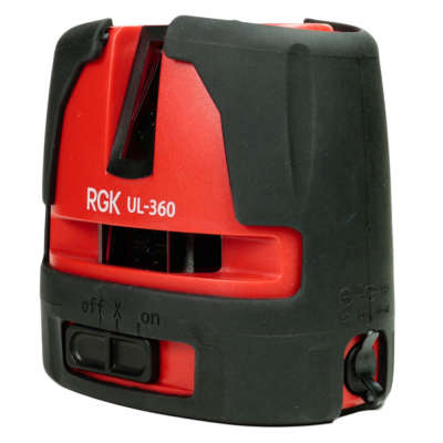 Комплект лазерного уровня RGK UL-360 со штативом, рейкой, платформой и приемником 752701