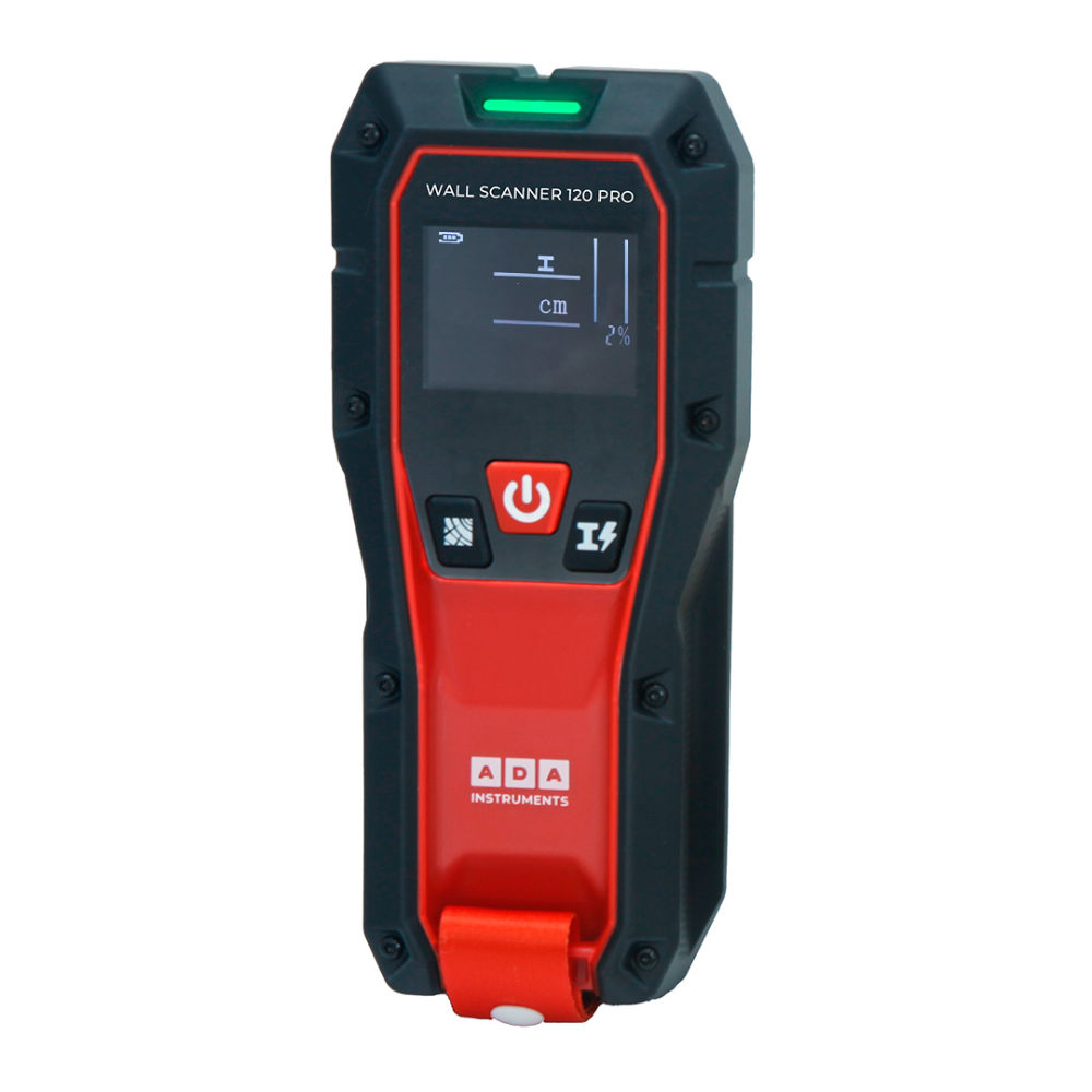 Детектор металла, проводки и дерева ADA Wall Scanner 120 PRO А00788