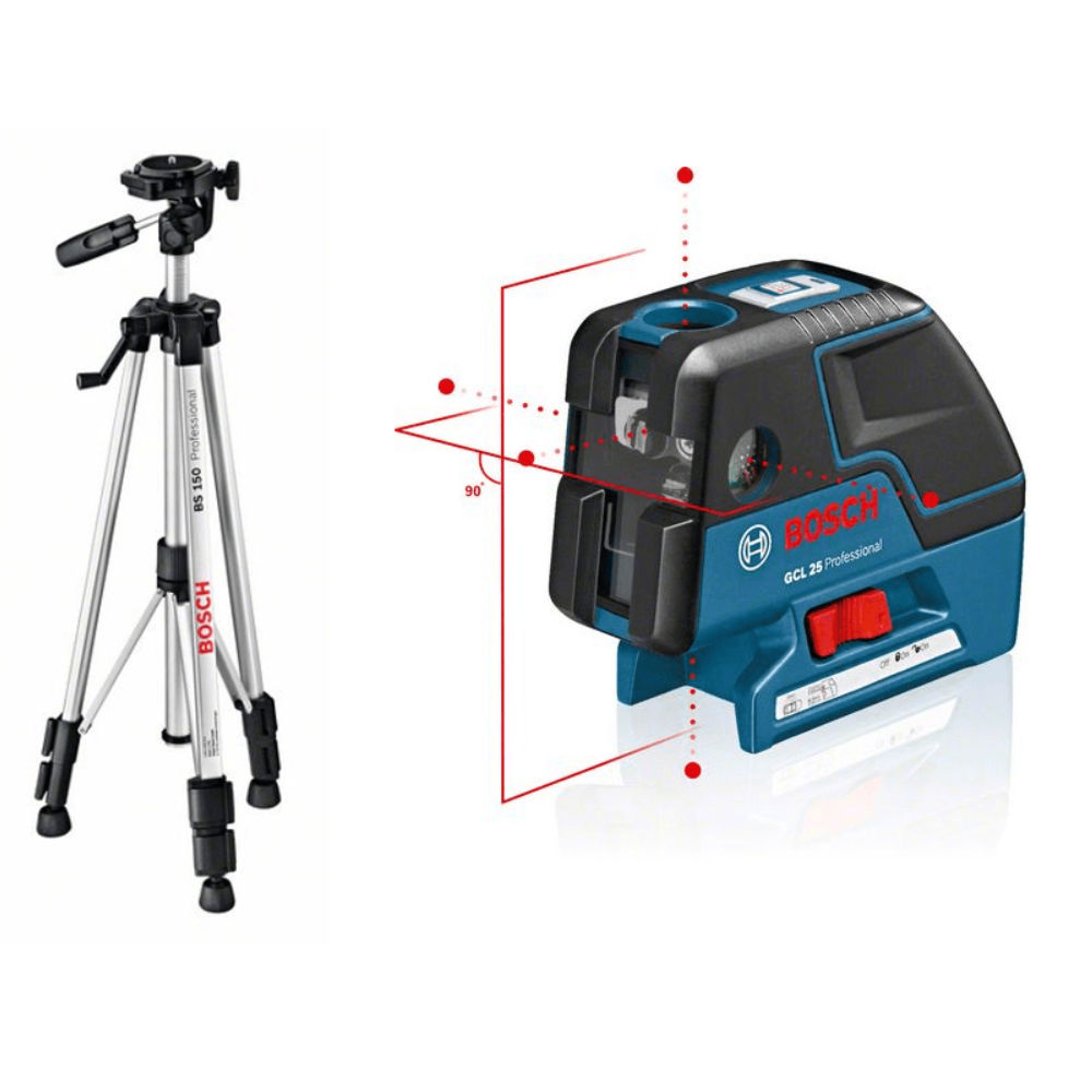 Лазерный уровень Bosch GCL 25 Professional + BT150 0601066B01