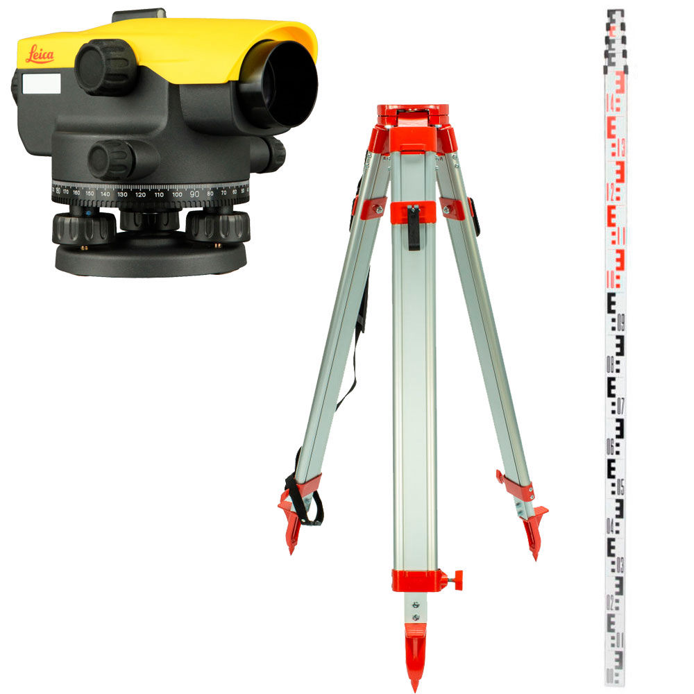 Оптический нивелир Leica NA332 + штатив + рейка 7м 840383 set