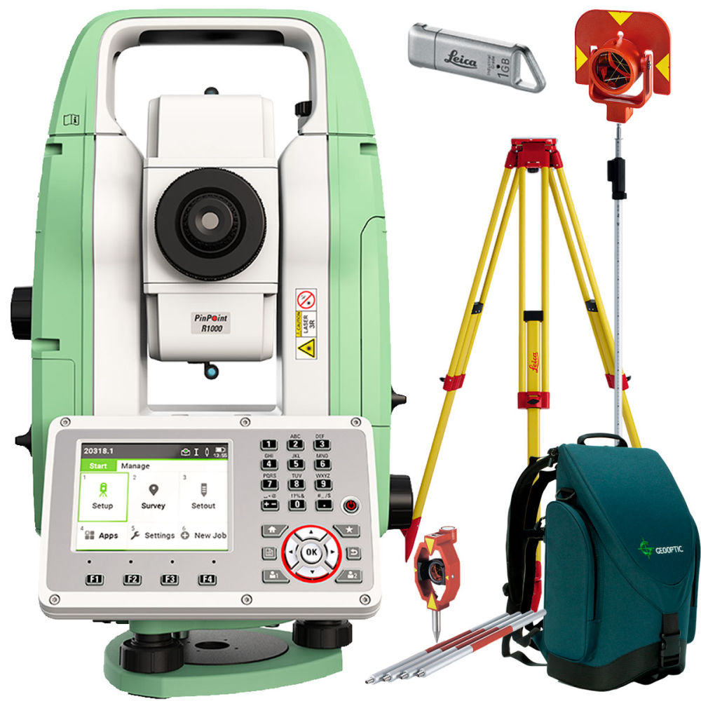 Комплект тахеометра  Leica TS07 R500 5" + GST05 + GMP111-0 + GPR111 + GLS11 868851