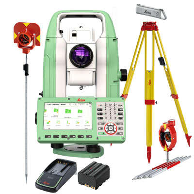 Комплект тахеометра Leica TS10 1" R500  + GST20 + GPR111 + GLS11 + GMP111-0 