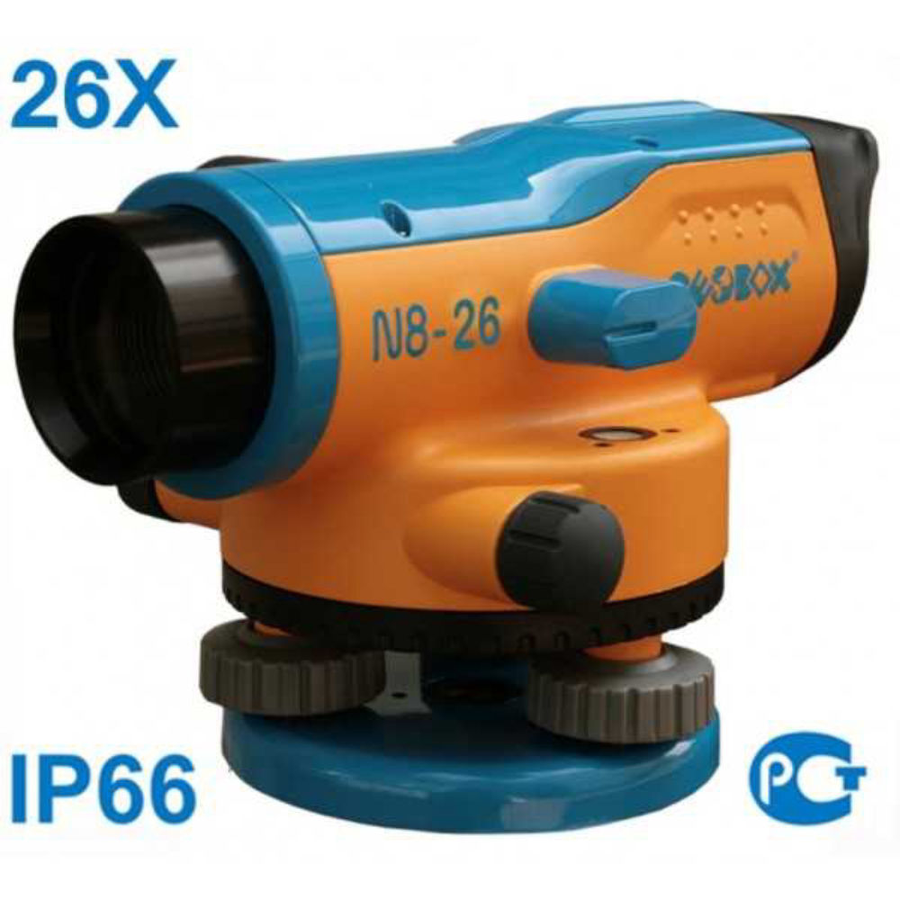 Оптический нивелир GEOBOX N8-26 TRIO с поверкой 100144
